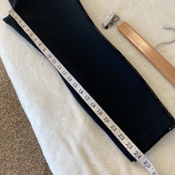 SPANX The Perfect Pant Ankle Sequin Tuxedo Skinny Black Size Small Petite - Picture 11 of 11